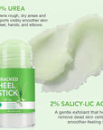 Urea Cream 60% Plus Salicylic Acid 2% Foot Balm Stick for Dry Cracked/Chapped Heel, Skinned knees, Hand Intensively Hydration/Moisturization, Callus Removal/Softening/Soothing-Aloe Scent|1.41 Oz/40 G
