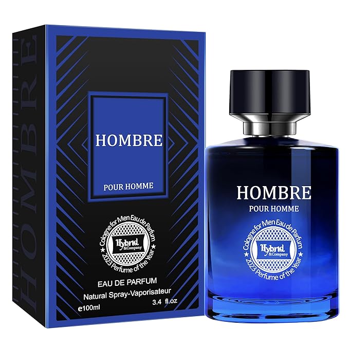Hybrid & Company Hombre Pour Homme Fresh Seductive Assurance Comfort Scent Mens Fragrance,3.4 Fl Oz