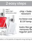 essie Gel Couture Long-Lasting Nail Polish, 8-Free Vegan, Pattern Play, Olive Green, Fab Totally Plaid, 0.46 Ounce (Pack of 2)