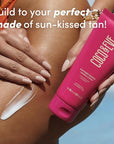 Coco & Eve Sun-kissed Gradual Tanning Lotion - Natural Sunless Moisturizing Tanner with 72H Hydration & Streak-Free, Buildable Glow. Skincare-Infused with Antioxidants and Hyaluronic Acid (6.76 fl oz)