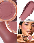 OULAC Blush Makeup Powder Mauve| Natural Matte Blush 4.8g