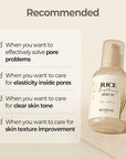 SKINFOOD Rice Serum, 48 Hours Fermented Rice Water Skincare Korean Serum for Face, Korean Rice Skincare for Natural Glow Glass Skin, Pore Minimizer, Rice Water Bright, 55ml/1.86fl.oz.
