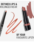 Rimmel Lasting Finish Exaggerate Automatic Lip Liner, 18 Rose Addiction (Pack of 5)