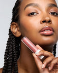 goop Beauty Hydra-Barrier Gel Gloss | Hydrating Lip Gloss to Moisturize & Plump Lips | Hyaluronic Acid & Vitamin E | Blossom - Sheer Petal Pink | 0.13 oz