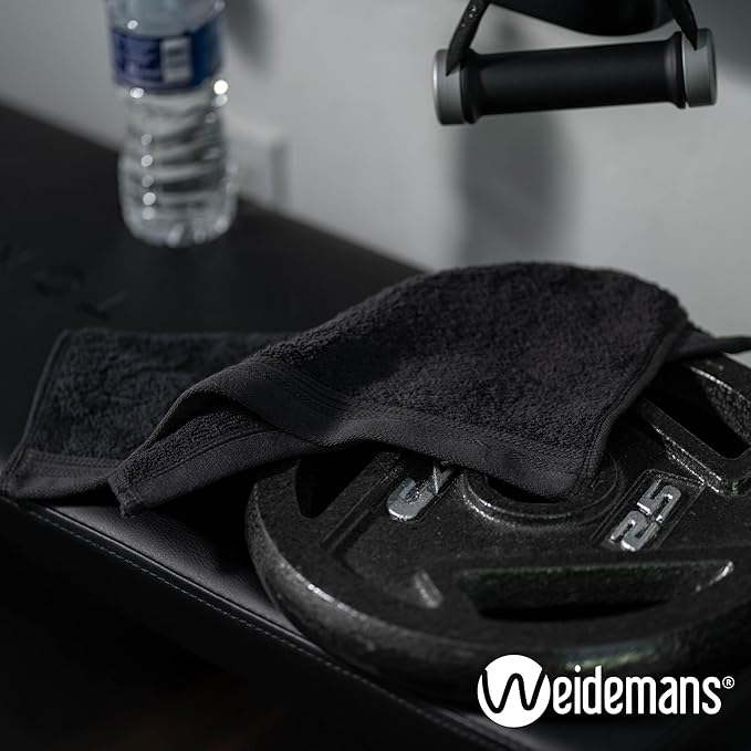 100% Cotton Washcloths Set 13” x 13” | Black Towels | Set of 6 Ultra Soft and Highly Absorbent Washcloths Sets for Bathroom, Gym, Hotel, Spa | Machine Washable Face Towel