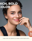 Beauty For Real Lip Gloss + Shine, Plumping High Shine Hydrating Gloss, Turned On, Sheer Lip Bite Nude, Light + Mirror, Cruelty Free, 0.15 fl oz
