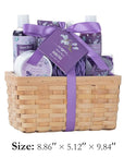 Mother's Day Gifts for Mom Gift Basket for Women, Luxury 11Pcs Floral Perfume Scents Bath and Body Home Spa Gift Kit with Bubble Bath, Body Lotion, Self Care Gifts Basket for Her, Birthday Gifts