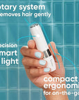 Gillette Venus Mini Facial Hair Remover for Women's Face, Portable Electric Shaver/Razor, Hair Removal for Women, Dermaplaning Tool, Trimmer