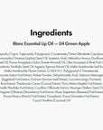 Blanc Essential Lip Oil - 50HR Moisturizing, Hydrating & Color Changing Korean Tinted Lip Oil Gloss Makeup with 6 Plant Extracts - Lightweight, Non-Sticky Finish 0.15 fl oz (#04 Green Apple)