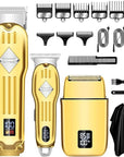 SUNNOW Hair Clippers Professional Cordless for Men, Beard Trimmer Hair Trimmer Electric Foil Shavers Razor Kit, Rechargeable Hair Cut Machines Men's Beard Grooming Kit for Home, Barber