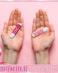 200 Pack Breast Cancer Awareness Accessories Gifts Bulk Lip Balms Favors Pink Ribbon Lip Balms Favors Breast Cancer Awareness Month Support Party Items Decorations for Women Men Survivors