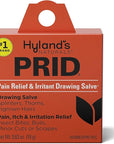 Hyland's PRID Drawing Salve, Topical Skin Irritation Relief, For Splinters, Thorns, Ingrown Hairs, Itch Relief for Bug Bites, Boils, Minor Cuts and Scrapes, 18 Grams