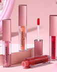LANGMANNI 12Pcs Lip gloss Collection Makeup Set, Shiny Smooth Soft Liquid Lip Glosses Lip Stain With Rich Varied Colors For Girls And Women Makeup (Glossy-A)