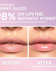 COVERGIRL Clean Fresh Yummy Gloss – Lip Gloss, Sheer, Natural Scents, Vegan Formula - Let’s Get Fizzical