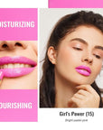Oulac Moisturizing Shine Lipstick For Women Christmas Set 2PCS, 2 in 1 Tinted Lip Balm for Winter, Hydrated Juicy and Glossy Lip Color for Dry, Cracked and Chapped Lips, Vegan [06+15]
