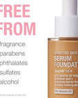 Neutrogena Healthy Skin Sensitive Skin Serum Foundation with Medium/Deep 01, 1 oz
