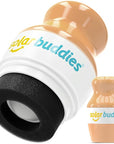 Solar Buddies Sunscreen Applicator - Single Nude - Refillable Roll on Sponge Sunscreen, Suncream & Lotion Applicator For Kids, Adults & Families - Holds 3.4fl oz, Perfect Size for Travel