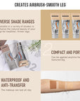 Leg Makeup Waterproof No Transfer, Tattoo Cover Up MakeUp Waterproof, Leg Cover Up Makeup Waterproof 01 (#03 Chocolate Brown)