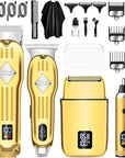 Hair Clippers for Men, Professional Beard Trimmer Mens Shaver Electric Razor Nose Trimmer Kit, Cordless Barber Clippers and Trimmers Set, Hair Cutting Kit, Shaving Machines for Men Grooming Gifts