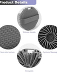 2-Pack Silicone Body Scrubber Shower Brushes,Exfoliating Body Scrubber for All Skin Type, Eco Friendly Shower Scrubber for Body, Silicone Body Brush for Showering (Gray & Purple)