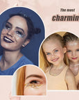 Face Body Glitter, Hair Glitter Sparkles Chunky Face Glitter Gel for Girls Makeup Singer Concerts Mermaid Festival Sequins Face Paint (White+Rose+Gold+Blue+Purple)