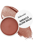 Multi Glow Balm,Miracle Glow Balm Tinted Face Creamy Blush for Cheeks Lip Eye,Hydrating Lightweight & Blendable Color,Shimmer Blusher Facial Makeup,Mother's Day Gift for Women Girl -03 Sheer Pink