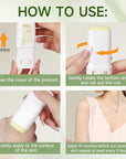 Sunscreen Stick SPF PA50++++ Centella Sunscreen Korean Sunscreen Stick Soothing Moisture Matte Sun Stick for Face & Body Non Greasy, No White Cast