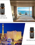Hotel Collection Diffuser Essential Oil Gift Set,Hotel Scents for Home,Stress Relief Air Freshening,Ritz Carlton,My Way,Westin,Wynn Las Vegas,Baccarat,Four Seasons,Aria,Marriott Beach Villas