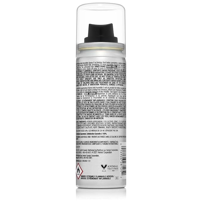Kenra Anti-Humidity Spray 5 | Frizz & Static Control Spray |72-Hour Humidity Resistance & Protection | Lightweight, Low Hold Formula | Thermal Protection | 1.7 oz (Pack of 2)