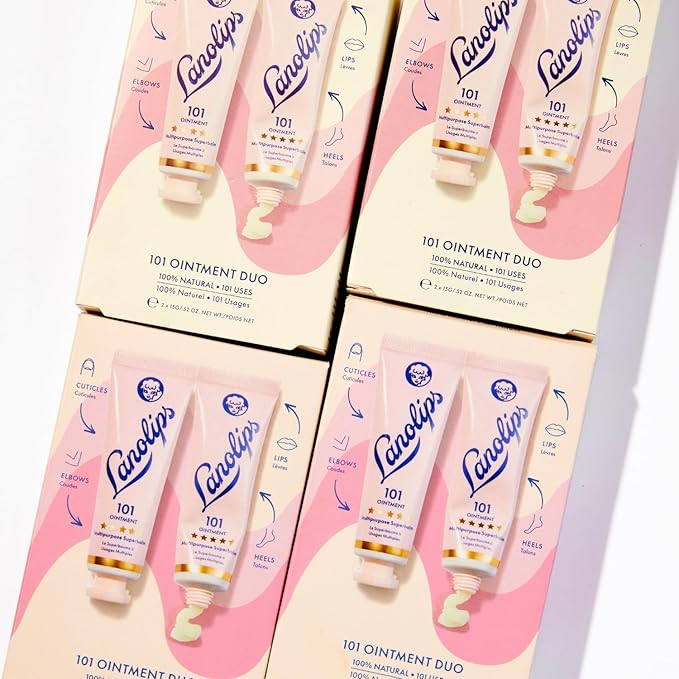 Lanolips 101 Ointment Multi-Balm Duo, Original oz