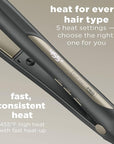 INFINITIPRO by CONAIR Tourmaline Ceramic Flat Iron, 1-inch Digital Flat Iron