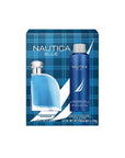 Nautica Blue Eau de Toilette + Deo Body Spray, Notes of Basil, Jasmine, and Cedarwood, Men's Fragrance, Long Lasting, Everyday Fragrance