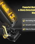 RESUXI Hair Clippers for Men Cordless Hair Trimmer Electric Shavers for Men Set,Professional Barber Clippers for Haircut Grooming Kit+Foil Blade Shaver+Zero Gapped Trimmer,Gift for Him