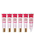 Ruby Kisses Broadway Vita-Lip Clear Lip Gloss 6pcs (Cherry), Ultra-Hydrating & Soothing Formula with Vitamin Oils, High-Shine Non-Sticky Finish, Healing Glossy Lip Balm Locks in Moisture