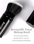 Makeup Brush, Banidy Retractable Kabuki Brush Foundation Brush for Powder Blush, Bronzer, Buffing, Liquid, Cream