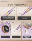 MelodySusie 2 in 1 Professional 35,000 RPM Nail Drill Kit, Coreless Rechargeable SM330G Electric Nail File, Cordless Portable Nail EFile for Acrylic Gel Nail Polish Removal, Lightweight & Quiet Purple
