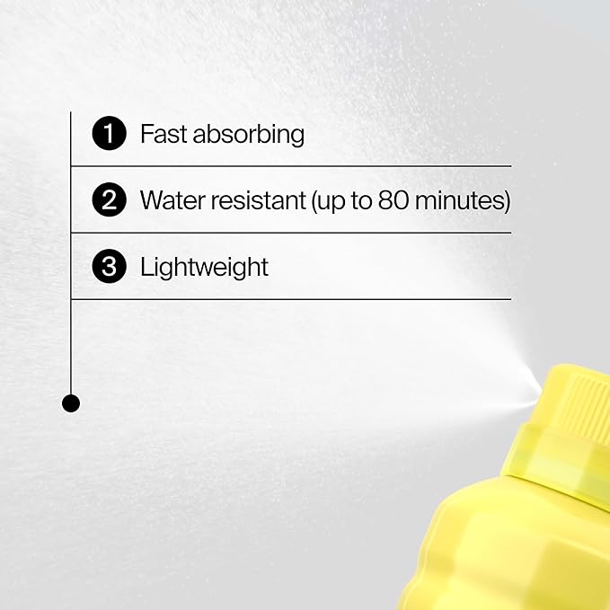 Neutrogena Beach Defense Sunscreen Spray SPF 50, Hawaii Reef Act 104 Compliant, Octinoxate & Oxybenzone Free, Broad Spectrum, Fast Absorbing & Lightweight, Face and Body Sunscreen, 6.5 Oz