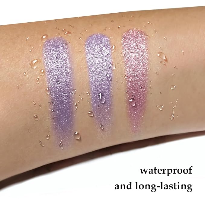 Boobeen 3PCS Cream Eyeshadow Pencil Crayon Waterproof Brightener Stick Shimmer Pen Create Glitter Eye Makeup, Easy to Use