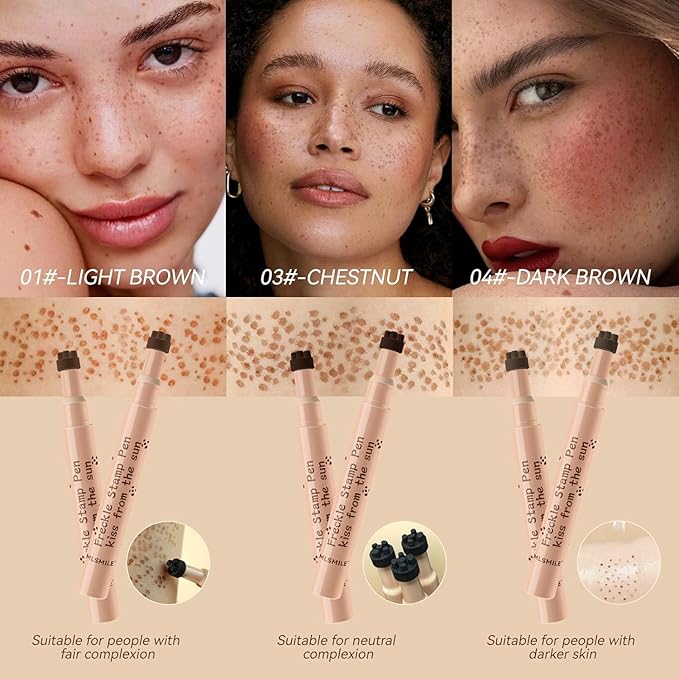 AKARY Stamp Freckle Pen Natural Lifelike Fake Freckles