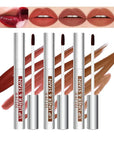 3 Colors Peel off Lip Liner Tattoo, Peel Off Lip Stain Tattoo with Matte Finish, Infused with Vitamin E, Tattoo Lipstick Long Lasting Plump Lip Makeup Gift for Women