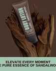 Sandalwood Men's Bath & Body Set - Shower Gel, Body Lotion, Shampoo - Self Care Gifts for Men