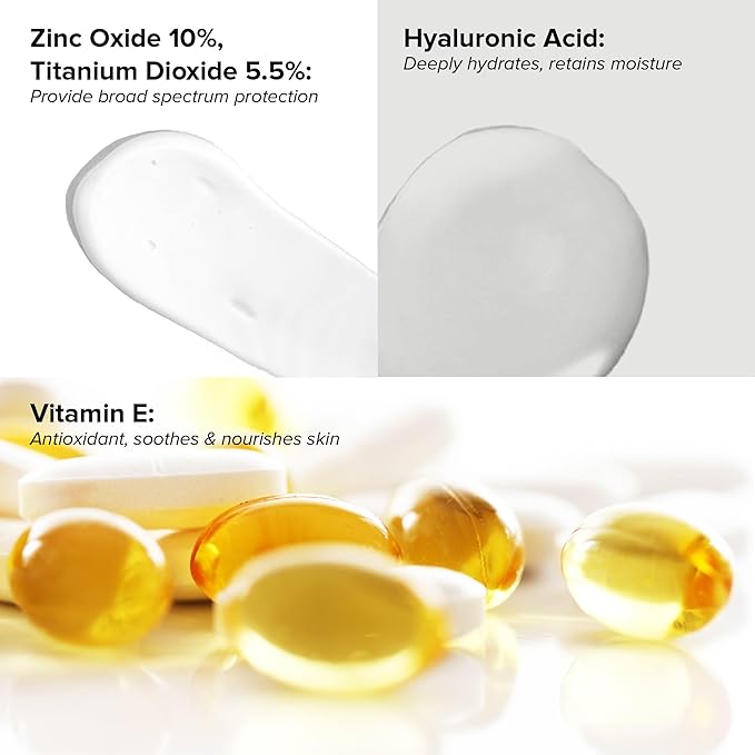 DRMTLGY Physical Tinted Moisturizer with SPF 44. Universal Tint. All-In-One Mineral Tinted Sunscreen and Foundation with Broad Spectrum Protection Against UVA and UVB Rays, 2.05 oz