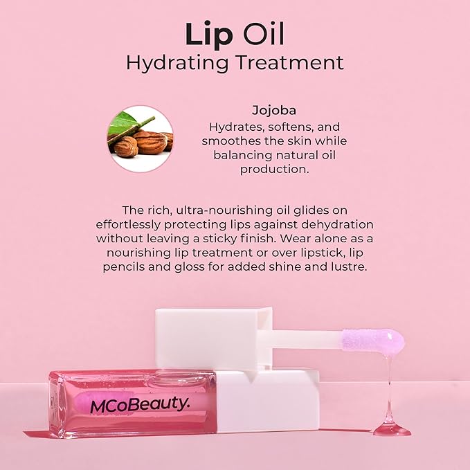 MCoBeauty Lip Oil Hydrating Treatment, Sheer Cruelty