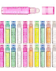 Expressions girl 24pc Roll On Lip Gloss Set with Carrying Case, Glossy Lip Make-up for Kids and Teens - Fruity Flavors, Non Toxic, Kid Friendly, Party Gift, Best Friends