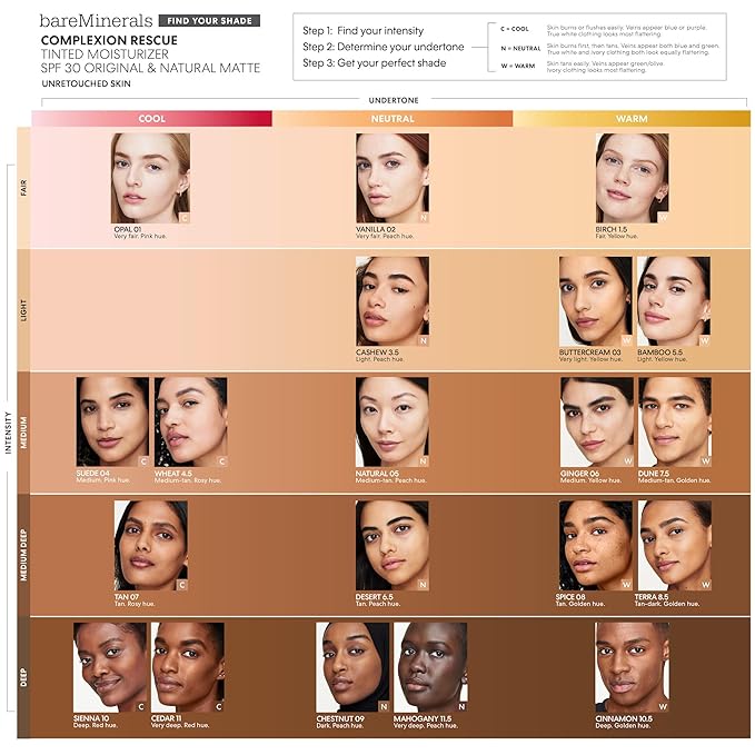 bareMinerals Complexion Rescue Tinted Moisturizer for Face with Travel Size