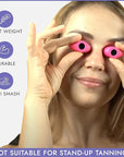 Super Sunnies Slim Flex UV Eye Protection, FDA Compliant Individual Tanning Goggles Eyeshields