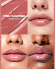 SHEGLAM PoutPerfect Moisturizing Solid Lip Gloss Non Sticky Lipstick with Coconut Oil - Pink Flamingo
