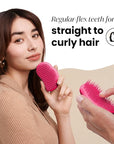 Tangle Teezer Original Detangler Brush, Dry & Wet Hairbrush for All Hair Types, Pink Fizz