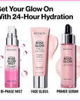 Revlon Face Primer, PhotoReady Face Gloss Rose Glow, 1 Fl Oz