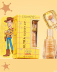ColourPop x Toy Story Ultra Glossy Lip Gloss - High-Shine, Non-Sticky & Hydrating Lip Gloss with a Flexible Paddle Applicator - Sheer Gold with Rainbow Pearl Finish - Favorite Deputy (0.12 oz)